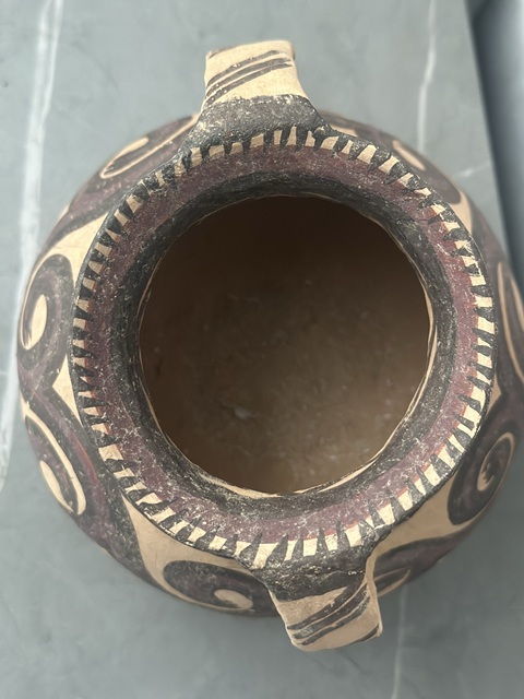 古玩陶瓷館藏級珍品馬家窯·馬廠類型雙系罐拍賣，當前價格5800元