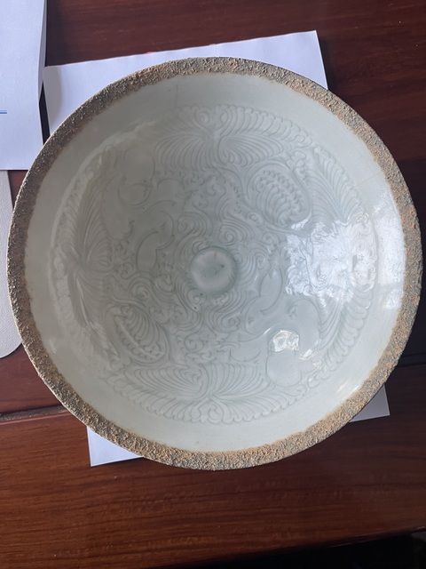 古玩陶瓷湖田窯青白釉娃娃碗真品鑒賞圖