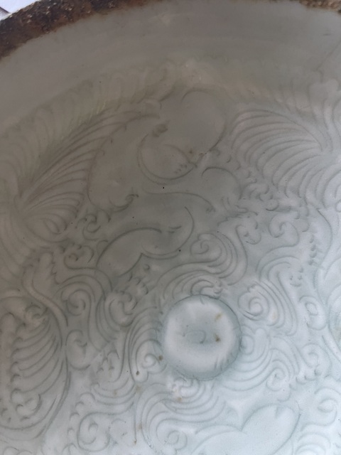 古玩陶瓷湖田窯青白釉娃娃碗真品鑒賞圖