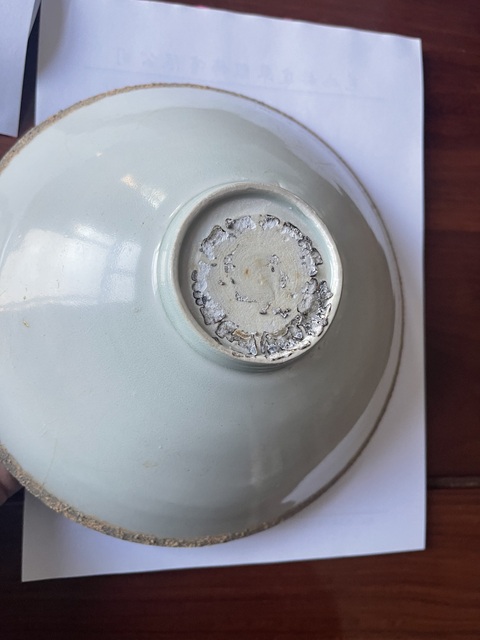 古玩陶瓷湖田窯青白釉娃娃碗真品鑒賞圖