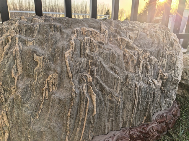 古玩雜項石盆景真品鑒賞圖