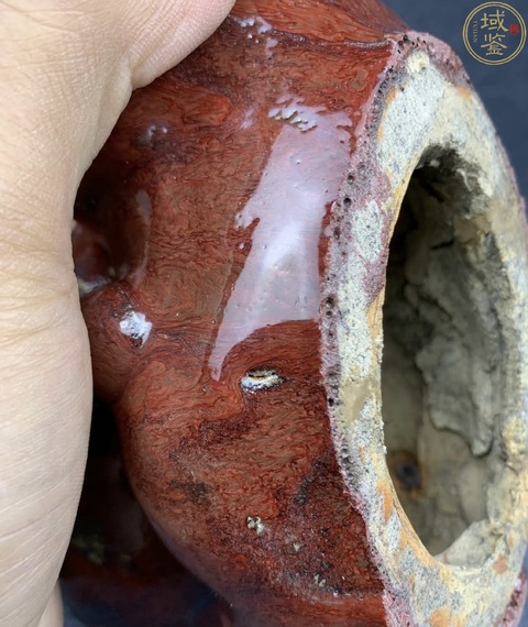 古玩陶瓷創匯·紅釉瑞獸洗 真品鑒賞圖