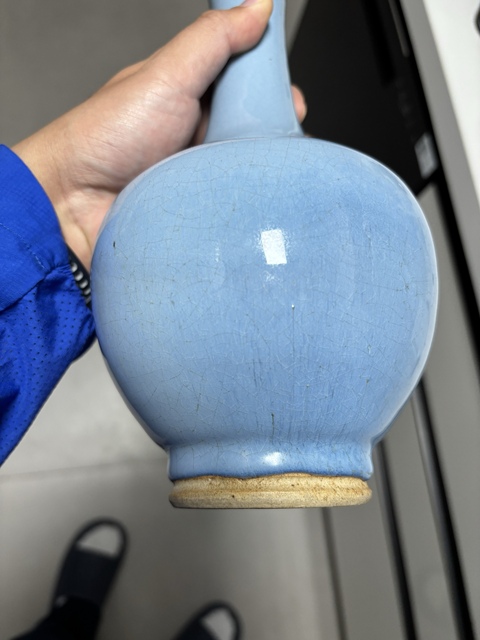 古玩陶瓷長頸瓶真品鑒賞圖