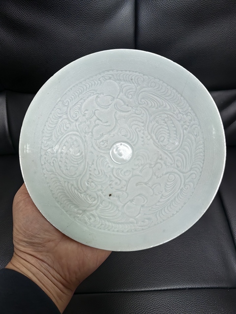 古玩陶瓷湖田窯娃娃大碗拍賣，當(dāng)前價(jià)格12000元