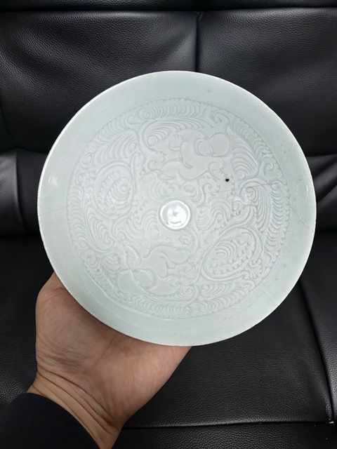 古玩陶瓷湖田窯娃娃大碗拍賣，當(dāng)前價(jià)格12000元