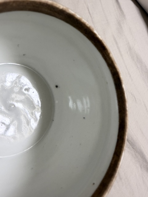 古玩陶瓷青花博古花卉紋粥罐真品鑒賞圖