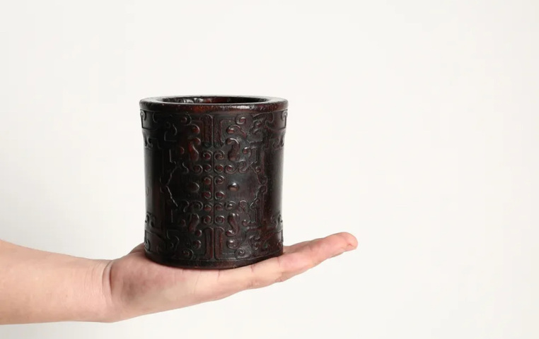 古玩雜項筆筒真品鑒賞圖