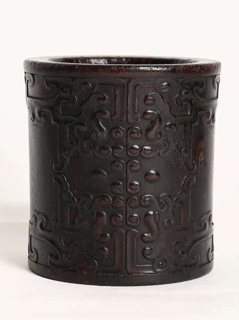 古玩雜項筆筒真品鑒賞圖