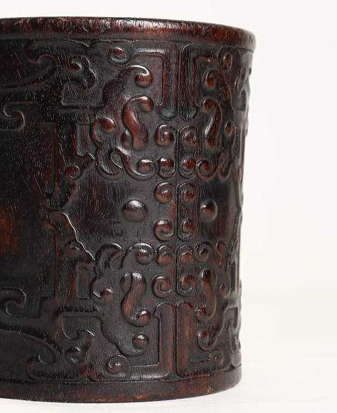 古玩雜項筆筒真品鑒賞圖