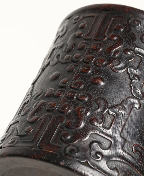 古玩雜項筆筒真品鑒賞圖