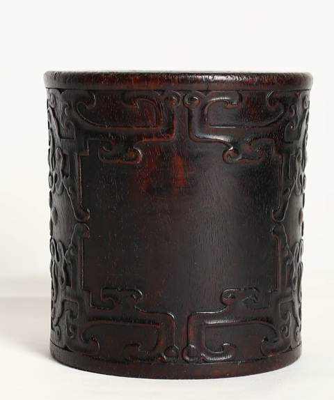 古玩雜項筆筒真品鑒賞圖