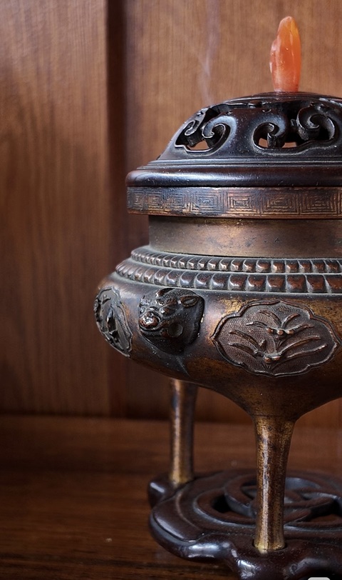 古玩銅器熏爐真品鑒賞圖