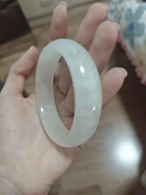 古玩玉器金絲玉手鐲真品鑒賞圖