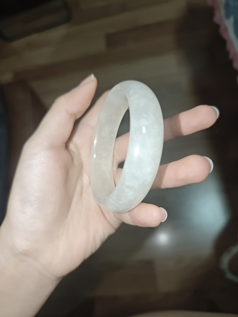 古玩玉器金絲玉手鐲真品鑒賞圖