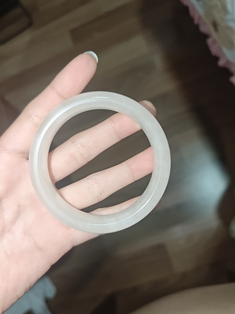 古玩玉器金絲玉手鐲真品鑒賞圖