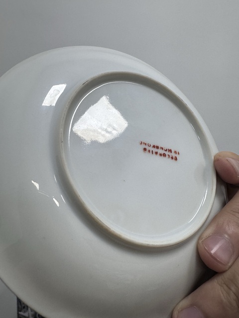 古玩陶瓷民國綠彩描金杯碟真品鑒賞圖