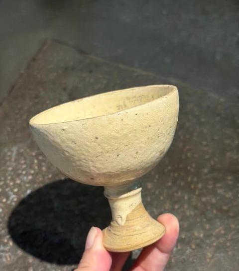 古玩陶瓷高足杯真品鑒賞圖