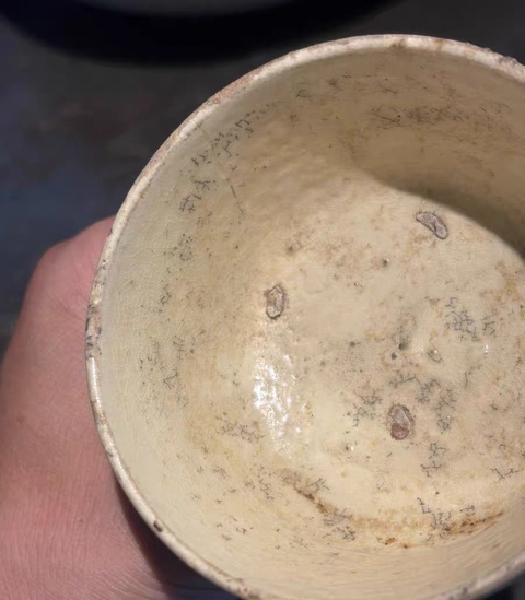 古玩陶瓷高足杯真品鑒賞圖