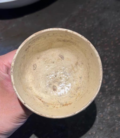 古玩陶瓷高足杯真品鑒賞圖