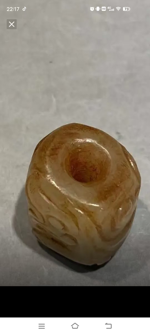 古玩玉器仿古玉勒子真品鑒賞圖