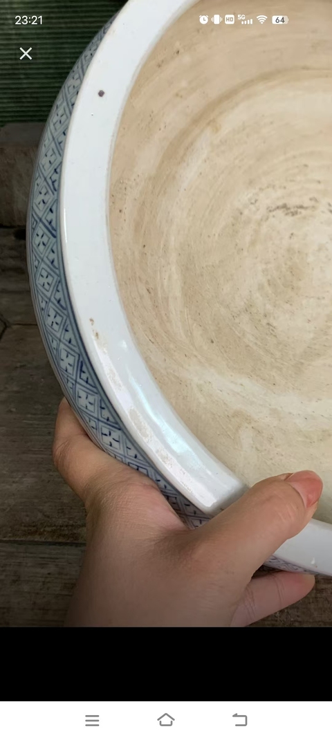 古玩陶瓷花卉紋青花香爐真品鑒賞圖