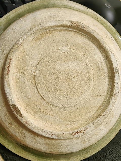 古玩陶瓷三彩盤真品鑒賞圖