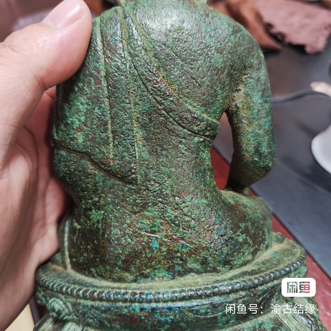 古玩銅器銅釋迦摩尼真品鑒賞圖