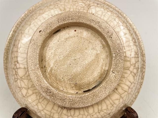 古玩陶瓷清晚期·哥釉洗真品鑒賞圖