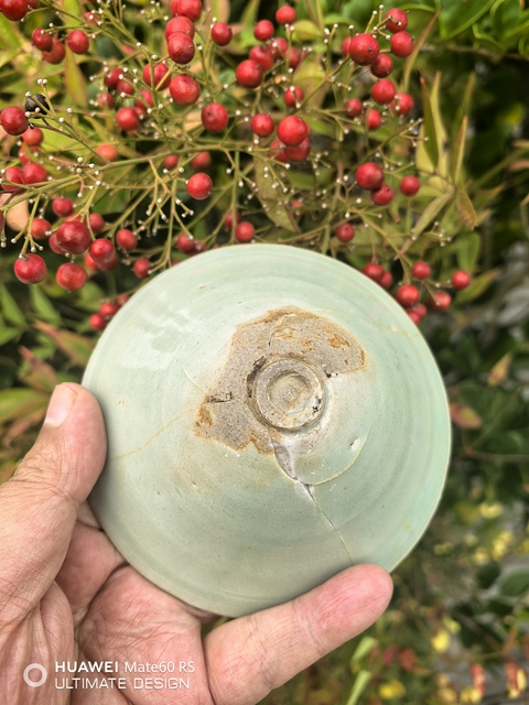 古玩陶瓷青釉娃娃盞真品鑒賞圖