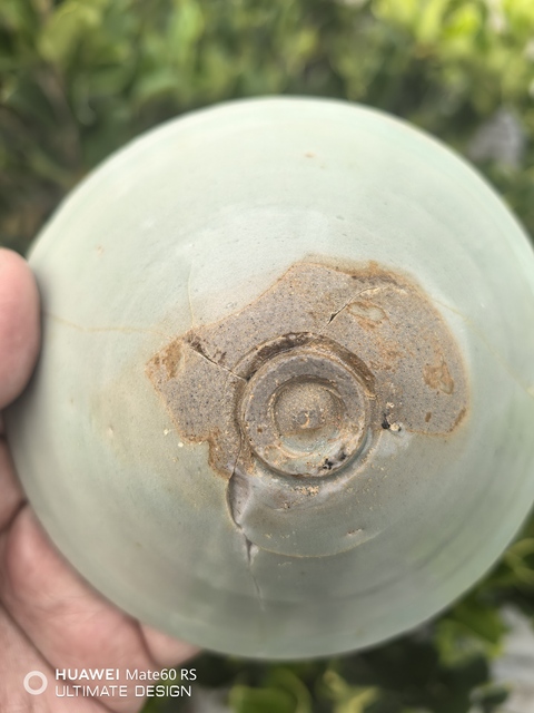 古玩陶瓷青釉娃娃盞真品鑒賞圖