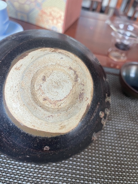 古玩陶瓷吉州窯鳳紋茶盞真品鑒賞圖