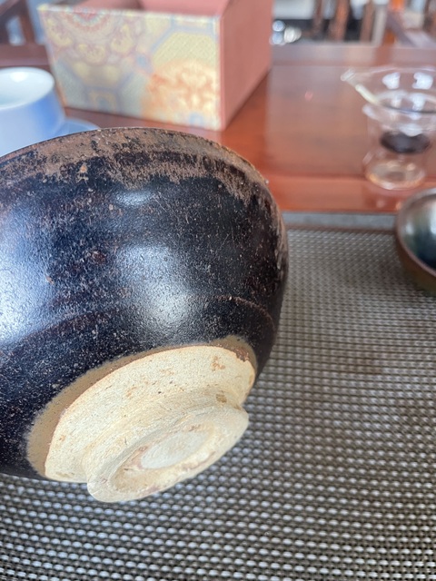 古玩陶瓷吉州窯鳳紋茶盞真品鑒賞圖