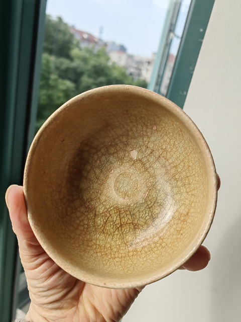 古玩陶瓷洪州窯青釉茶碗真品鑒賞圖