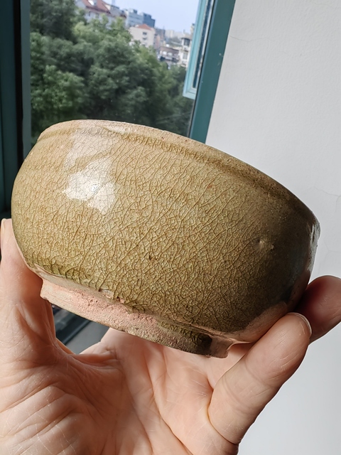 古玩陶瓷洪州窯青釉茶碗真品鑒賞圖