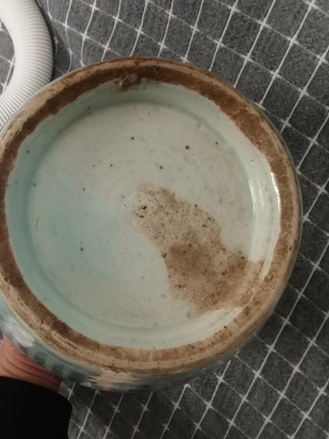 古玩陶瓷青花鳳眼紋罐真品鑒賞圖