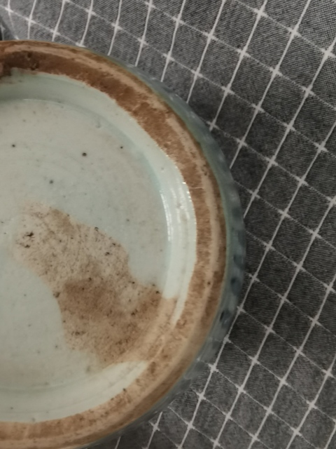 古玩陶瓷青花鳳眼紋罐真品鑒賞圖