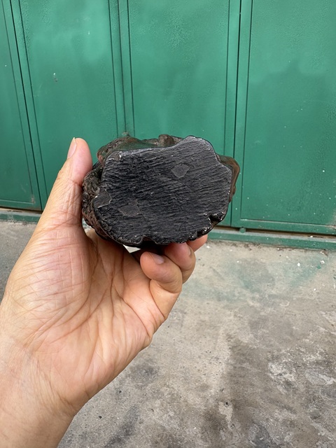 古玩雜項沉香木梅樁杯真品鑒賞圖