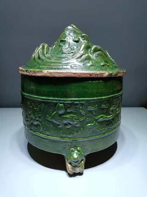 古玩陶瓷漢·博山奩拍賣，當(dāng)前價(jià)格6500元