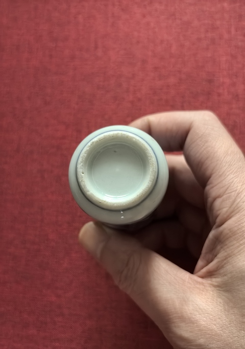 古玩陶瓷青花釉里紅（門神之戰）鼻煙壺拍賣，當前價格18888元