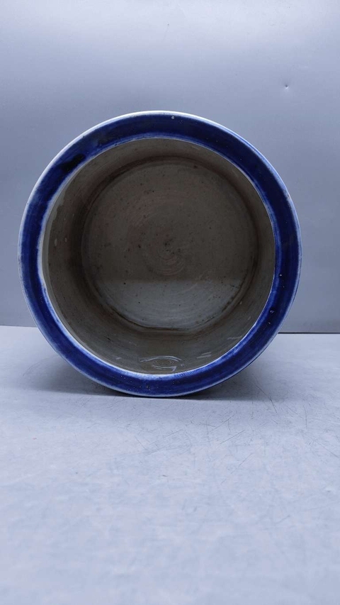 古玩陶瓷青花花鳥紋筆海真品鑒賞圖