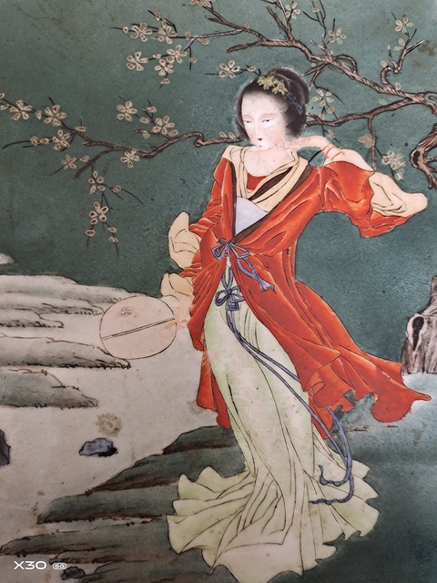 古玩陶瓷仕女圖真品鑒賞圖