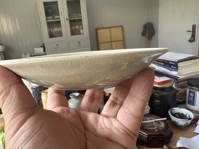 古玩陶瓷影青印花盤拍賣，當前價格4566元