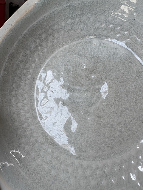 古玩陶瓷影青印花盤拍賣，當前價格4566元