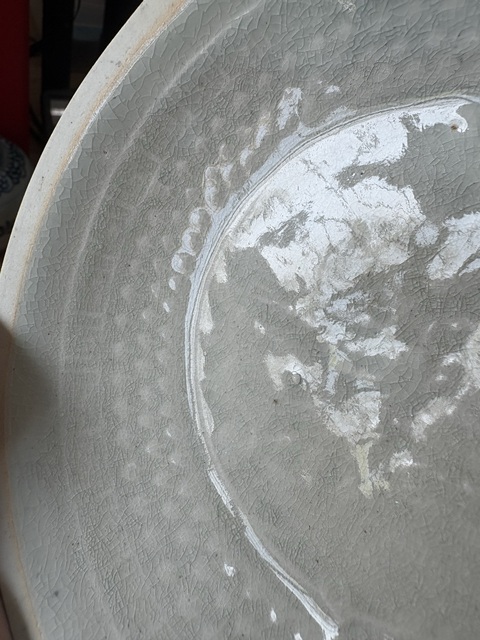 古玩陶瓷影青印花盤拍賣，當前價格4566元