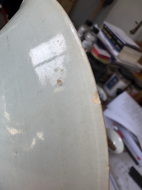 古玩陶瓷影青刻花蓖紋碗真品鑒賞圖