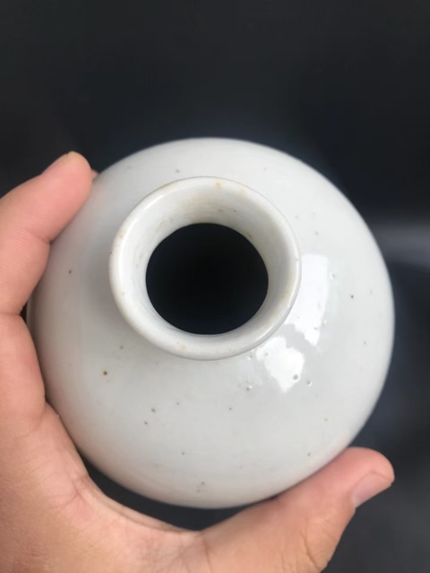 古玩陶瓷青花山水人物梅瓶真品鑒賞圖