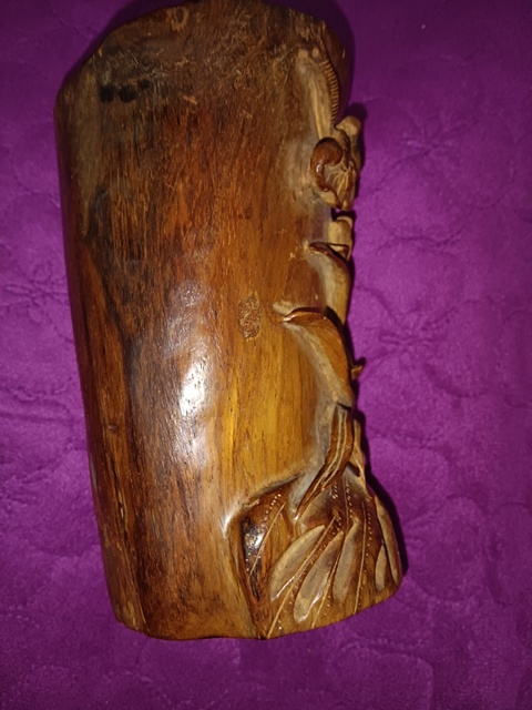 古玩雜項黃花梨筆筒真品鑒賞圖