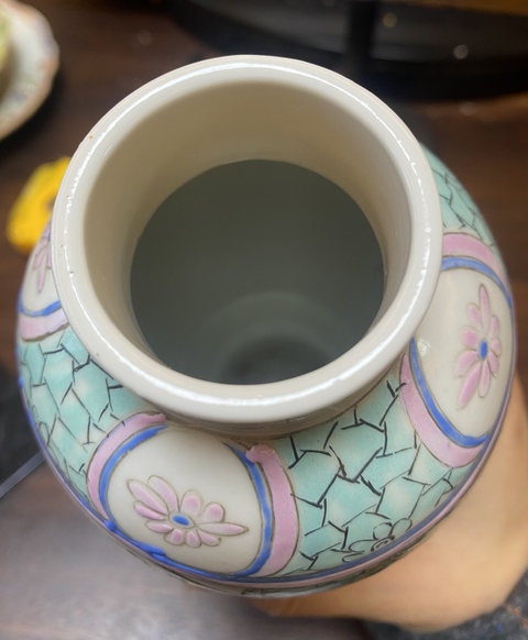 古玩陶瓷人物紋雞腿蓋瓶真品鑒賞圖