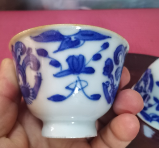 古玩陶瓷青花杯真品鑒賞圖