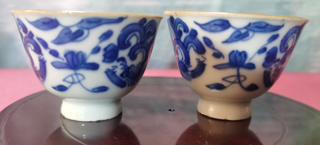 古玩陶瓷青花杯真品鑒賞圖